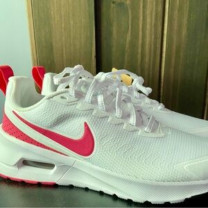 Nike White and Pink Sneakers